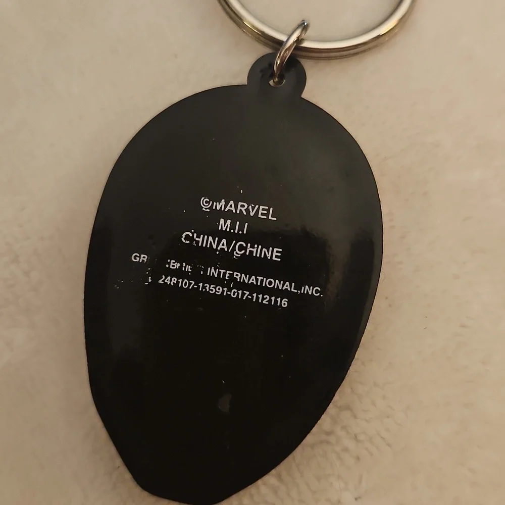 3/$30 MARVEL Rubber Spider Man Red and Black Keyring